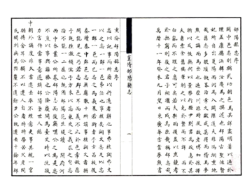 《重修合阳县志（顺治 民国抄本）》封面