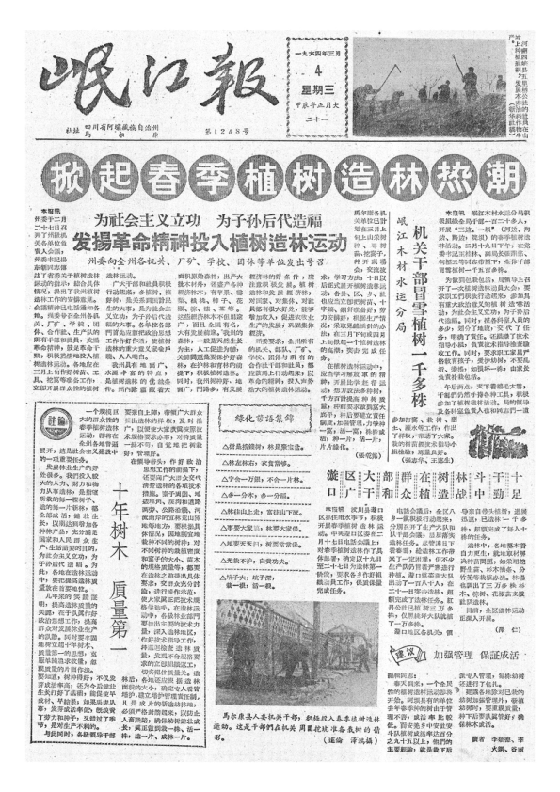 岷江报1964年3月合订本