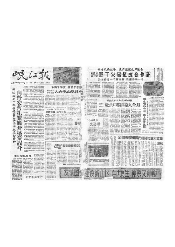 岷江报1961年11月合订本
