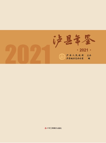 《泸县年鉴2021》封面