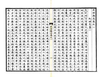 武功县志（正德 道光8年风满楼刻本）