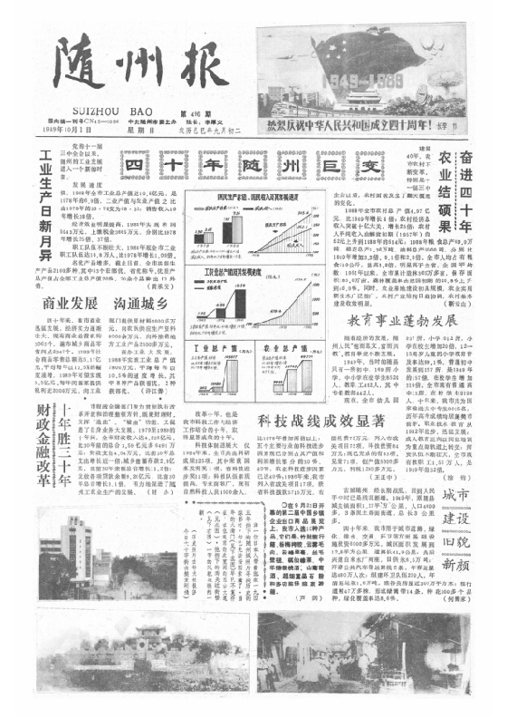 随州报1989年10月合订本