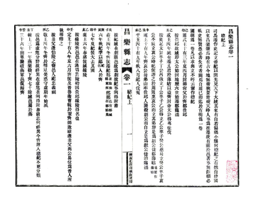 昌乐县志（嘉庆 民国铅印本）