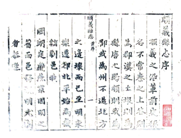 顺义县志（康熙）
