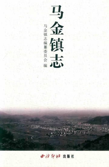 《马金镇志》封面