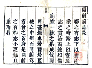 开封府志（康熙）