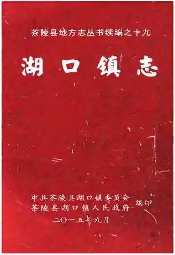 湖口镇志
