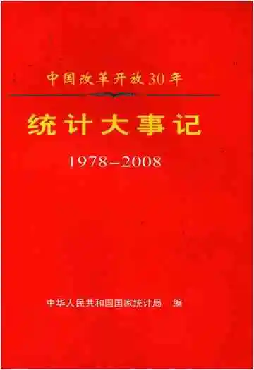 中国改革开放30年统计大事记1978-2008