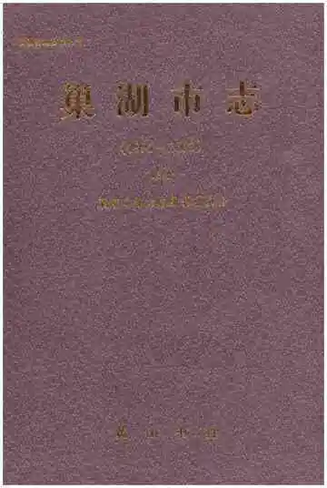 巢湖市志 上册 1991-2005