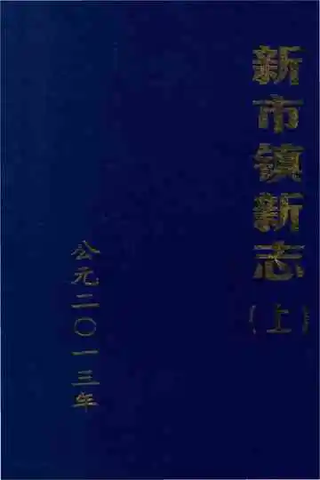 新市镇新志(上)
