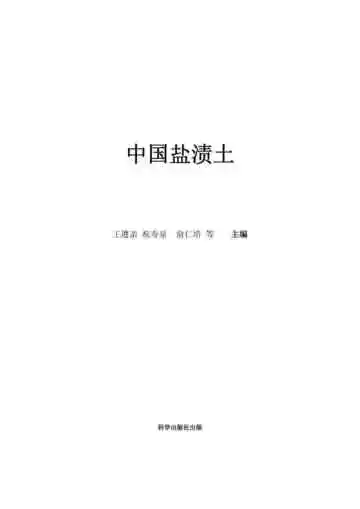 中国盐渍土