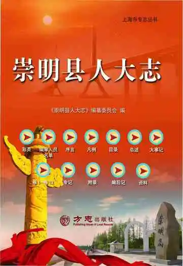 崇明县人大志（有盘）