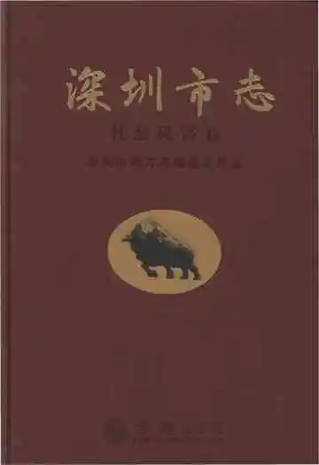 深圳市志社会风俗卷