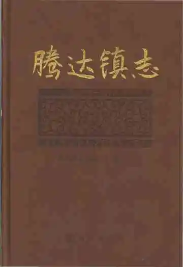 《腾达镇志1371-2012》封面