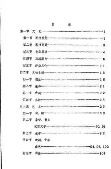 渭南县志 第12编 文化志  初稿