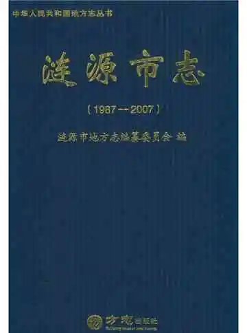 《涟源市志1987-2007》封面