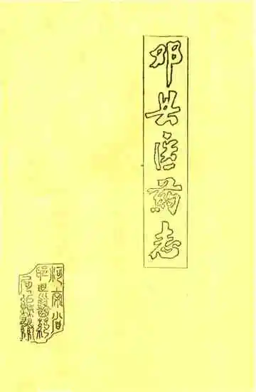 邓县医药志
