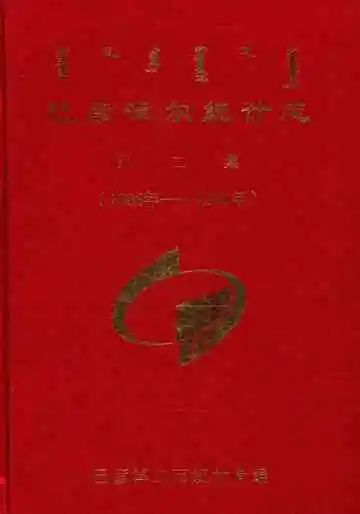 巴彦淖尔统计志(第二集)
