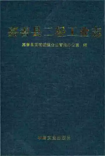 嘉善县二轻工业志