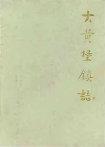 大黄堡镇志