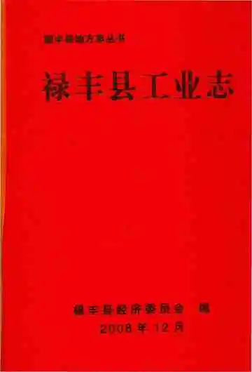 禄丰县工业志