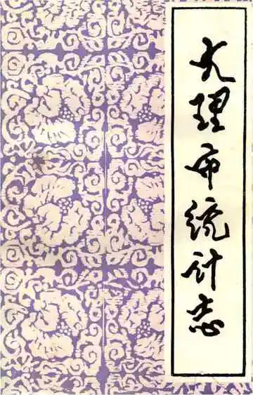 大理市统计志