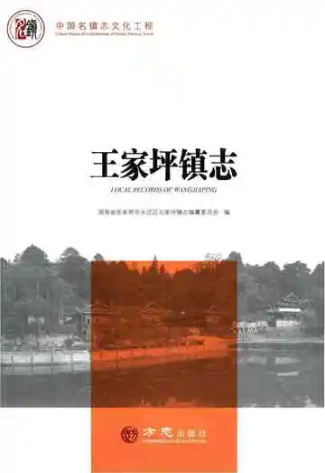 中国名镇志丛书—王家坪镇志