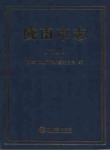 陇南市志下册
