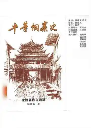 《龙胜平等侗寨史》封面