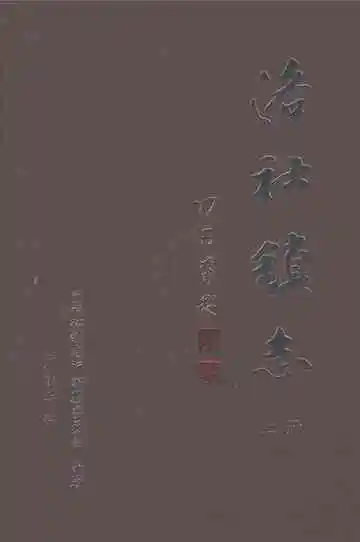 《洛社镇志上册》封面