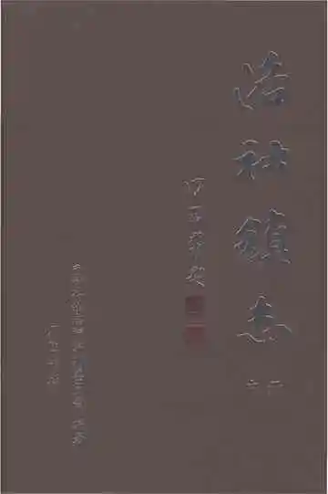 《洛社镇志中册》封面