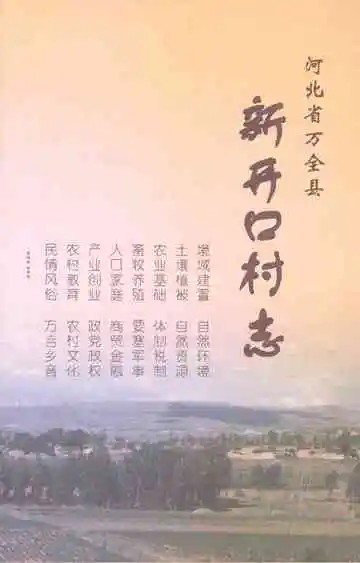 新开口村志