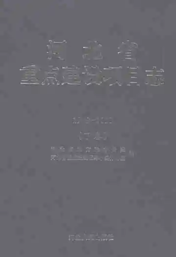 河北省重点建设项目志（下卷）