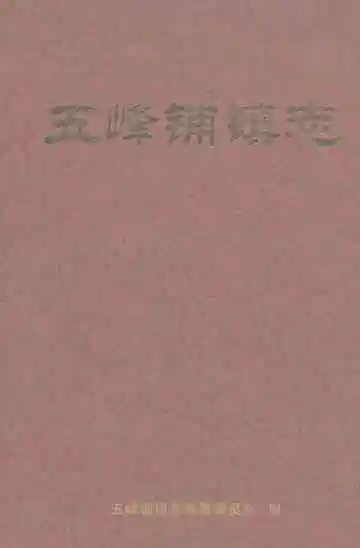 邵阳县五峰铺镇志