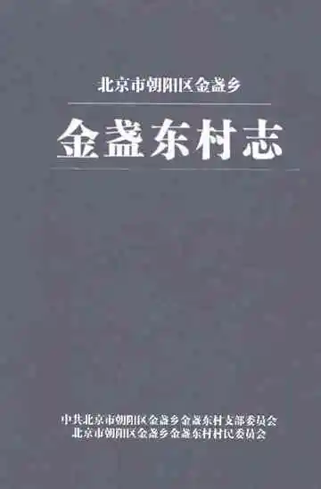 金盏东村志