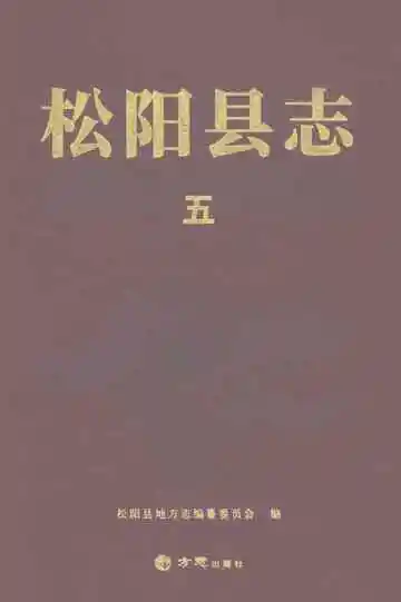 松阳县志（五）