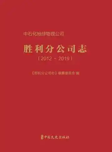 中石化地球物理公司胜利分公司志：2012-2019