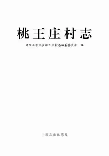 桃王庄村志（2015）