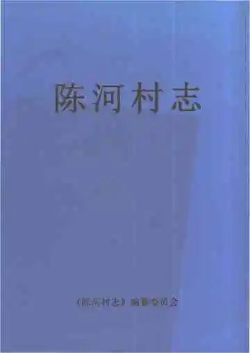 陈河村志