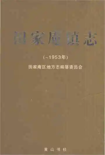 田家庵镇志