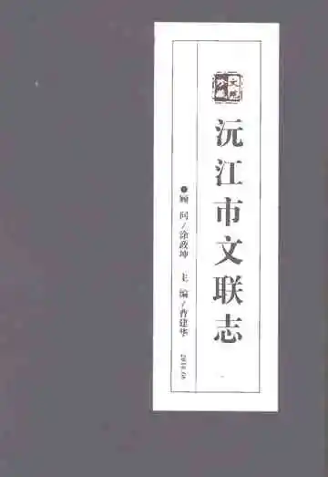 沅江市文联志