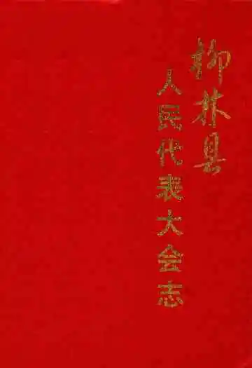 柳林县人民代表大会志(1981-2010)