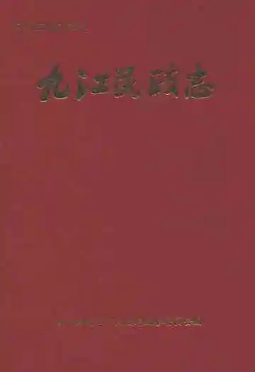 九江民政志