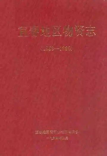 宜春地区物资志(1958-1990)