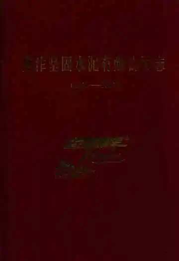 焦作坚固水泥有限公司志(1958-2006)