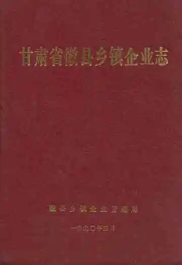 甘肃省徽县乡镇企业志