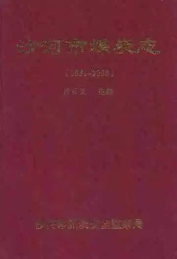 《沙河市煤炭志》封面