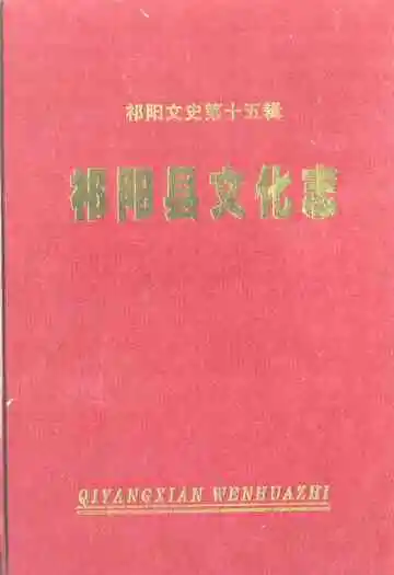 《祁阳县文化志》
