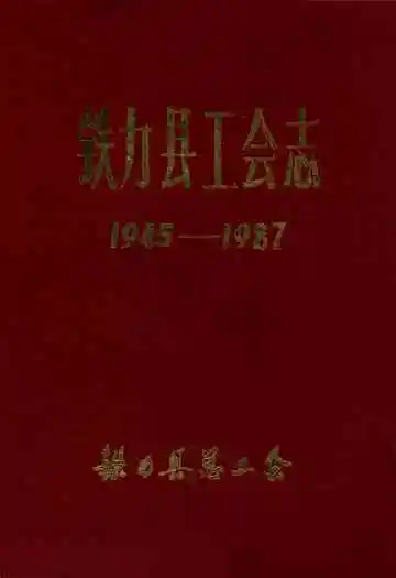铁力县工会志(1945-1987)