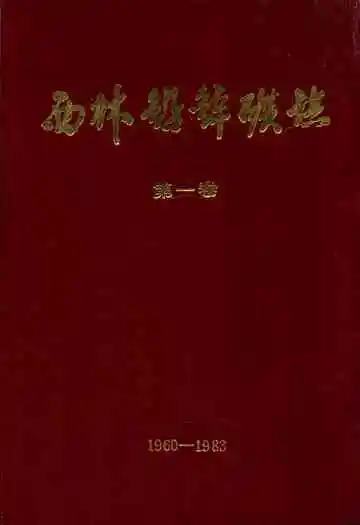 西林铅锌矿志第一卷(1960-1983)
